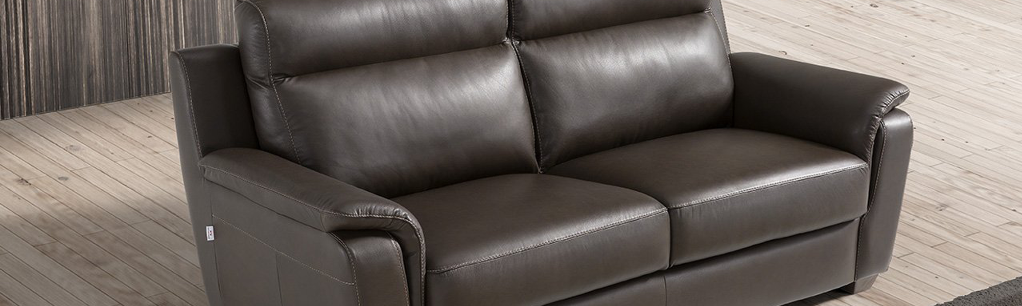 Leather 3 Seater Sofas | Brown, Grey & Cream