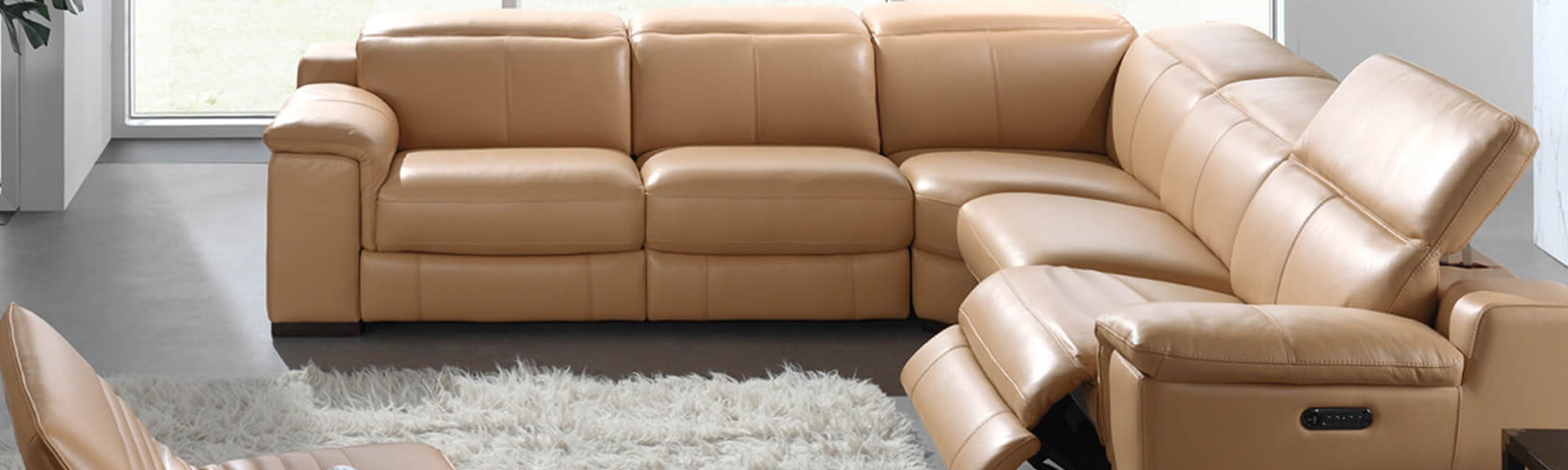 Modern Leather Corner Sofas
