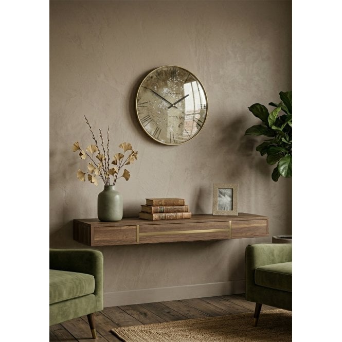 14" Roma Clock Gold