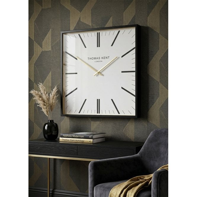 16" Gaarick Clock White