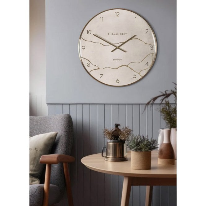 26" Oyster Clock Stone