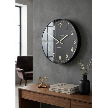40cm Cambridge Clock Black