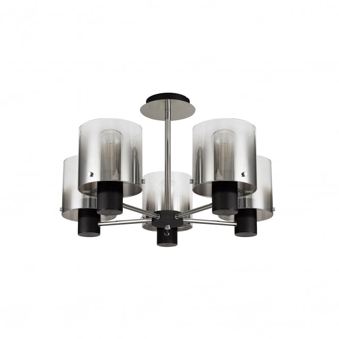 Abigail 5 Light Semi Flush