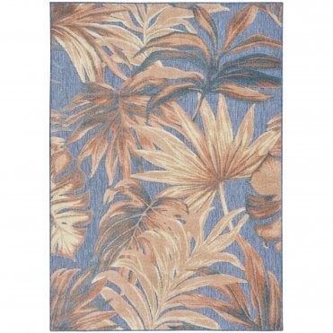 Aloha 43 Blue Rose Outdoor Rug