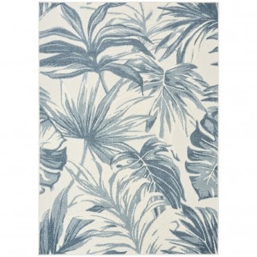 Aloha 43 Ivory Blue Outdoor Rug
