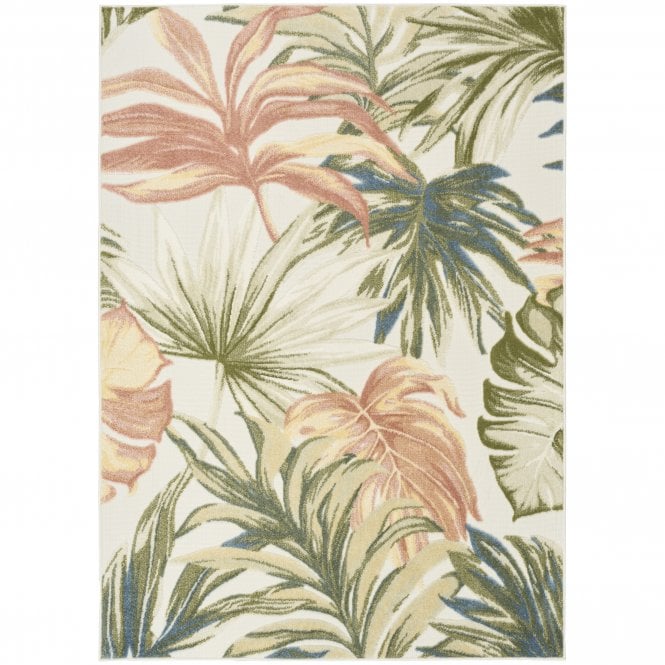 Aloha 43 Ivory Green Outdoor Rug