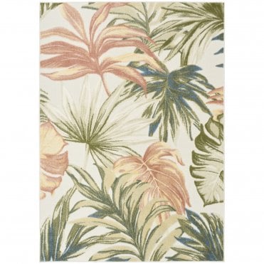 Aloha 43 Ivory Green Outdoor Rug