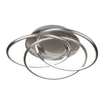 Ambleside Led Flush Satin Silver
