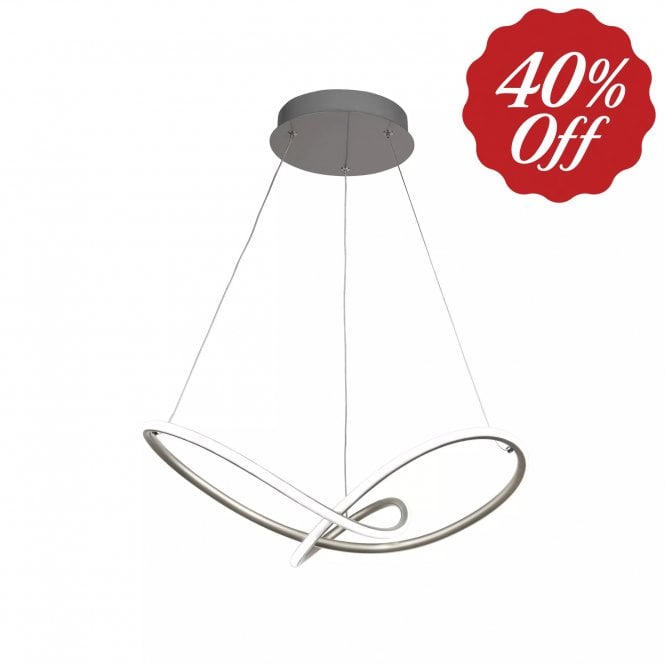 Ambleside Pendant Satin Silver (Display Only)