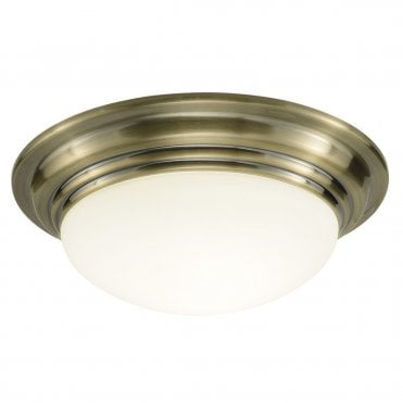 Andromeda Opal Glass 31cm Bathroom Ceiling Light