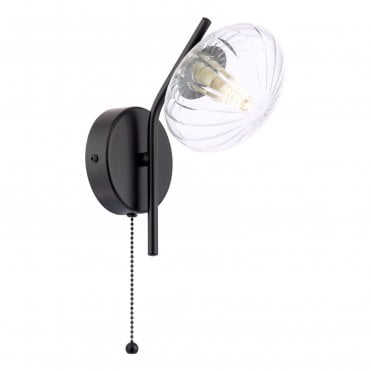 Artemis Glass and Metal Wall Light