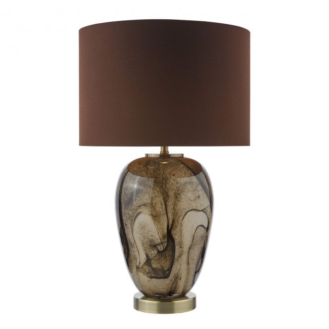 Asclepius Art Glass Table Lamp