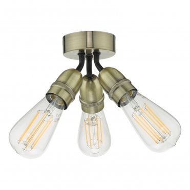 Askham 3 Light Flush Ceiling Light