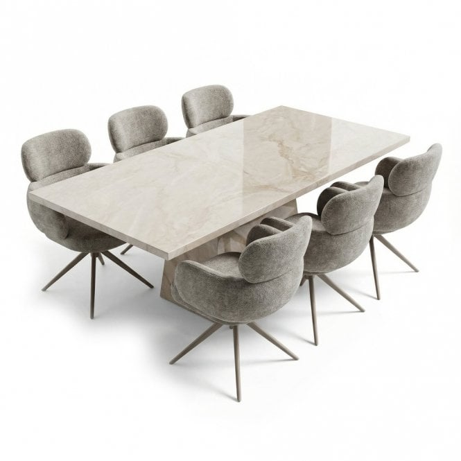 Athena Dining Set - Table & 6 Chairs