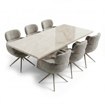 Athena Dining Set - Table & 6 Chairs