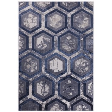 Aurora Hexagon Rug AU19