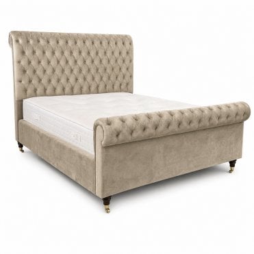 Avia Sleigh Bed Frame - Double