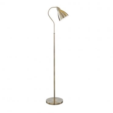 Avon Floor Lamp Antique Brass
