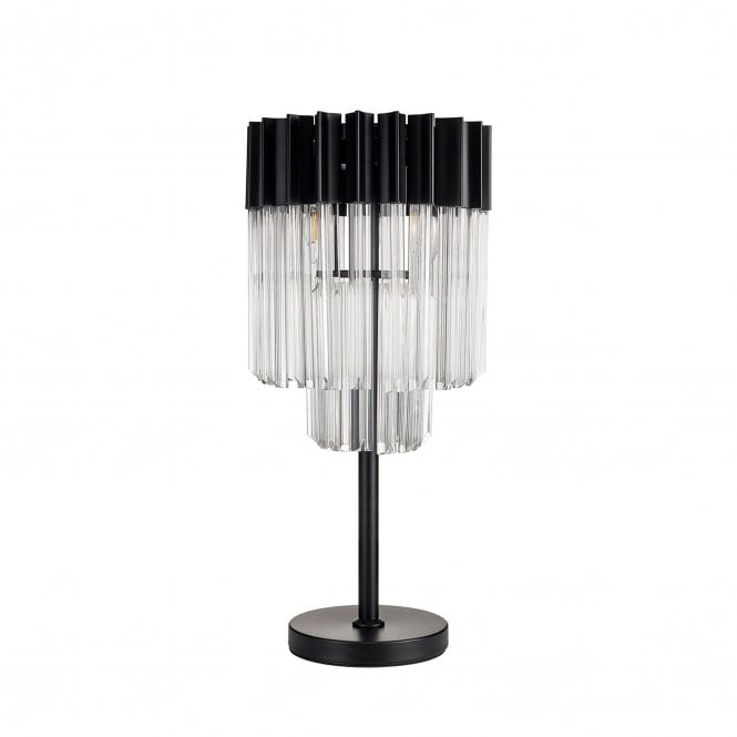 Ayla 3 Light Table Lamp Clear
