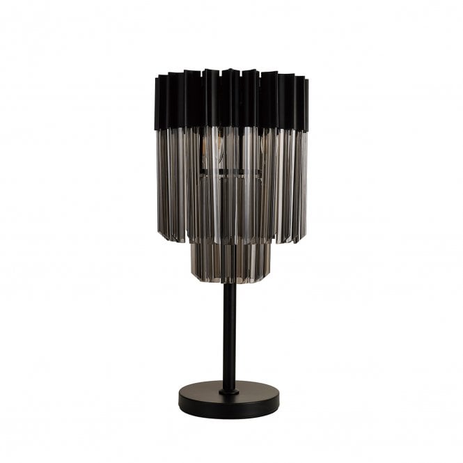 Ayla 3 Light Table Lamp Smoked