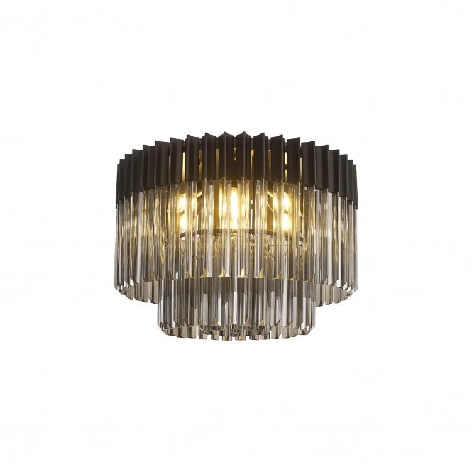 Ayla 7 Light Flush Smoked