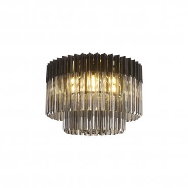 Ayla 7 Light Flush Smoked