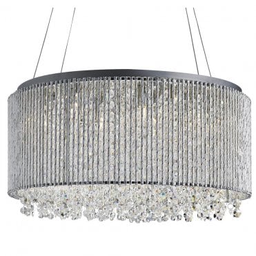 Banbury 8Lt Pendant Chrome