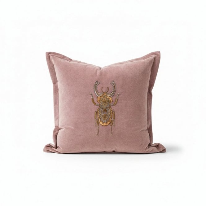 Beetle Sequin Heather Cushion