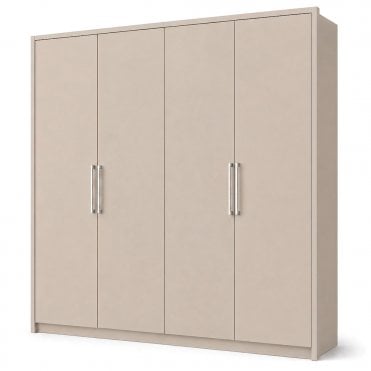 Berlin 200cm 4 Door All Wood Hinged Robe