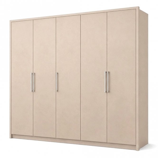 Berlin 250cm 5 Door All Wood Hinged Robe