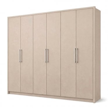 Berlin 300cm 6 Door All Wood Hinged Robe