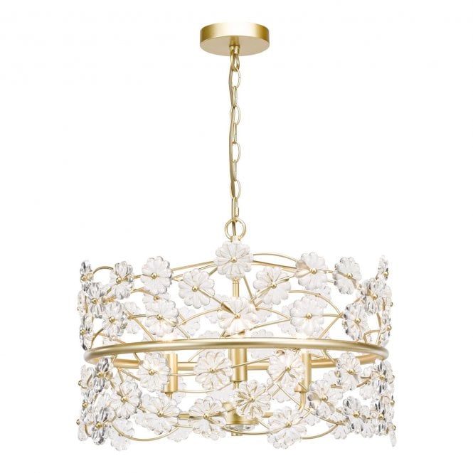 Boreas Moulded Glass 3 Light Pendant