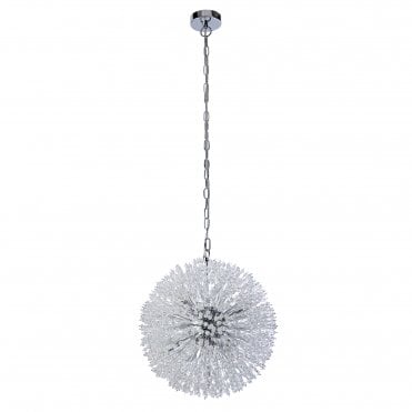 Borrowdale 7Lt Pendant Chrome