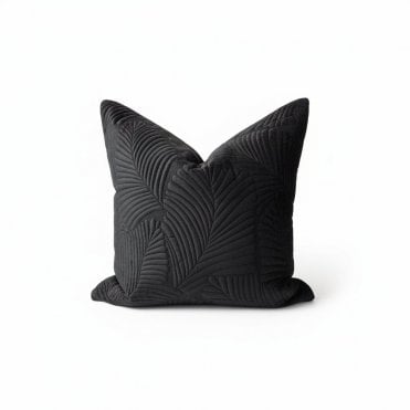 Botanic Black Velvet Cushion 60x60