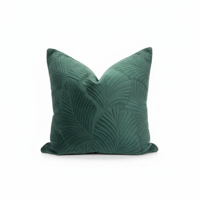 Botanic Emerald Velvet Cushion