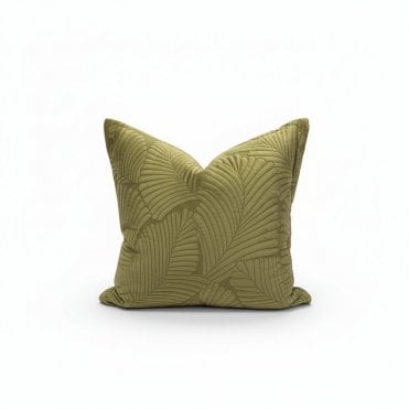 Botanic Moss Velvet Cushion