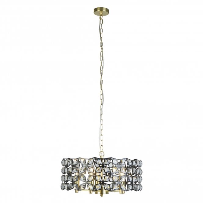 Boxley 5Lt Pendant Black & Brass