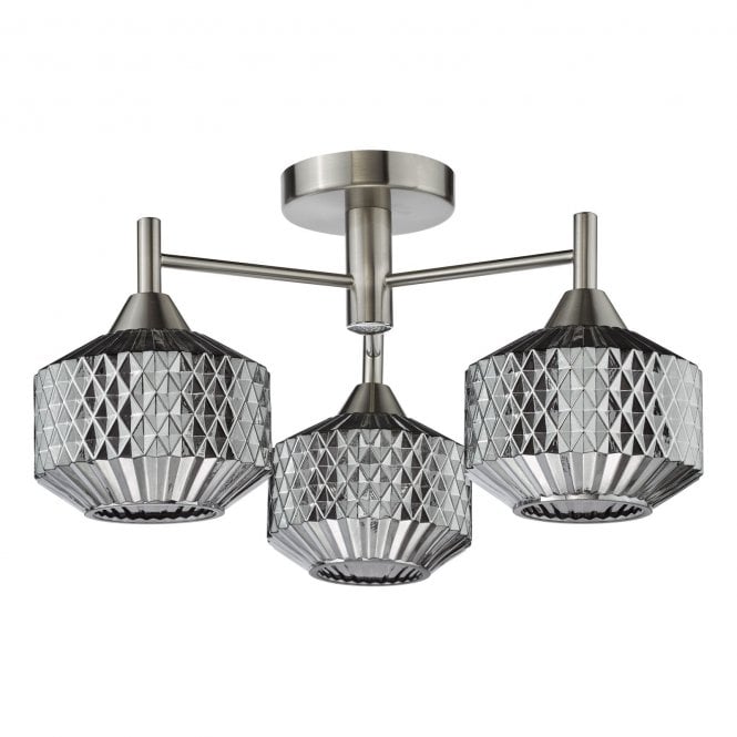 Broughton 3 Light Flush Ceiling Light