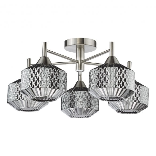 Broughton 5 Light Flush Ceiling Light