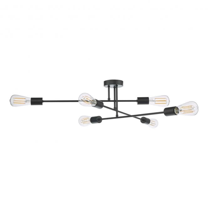 Burneside 6 Light Flush Ceiling Light
