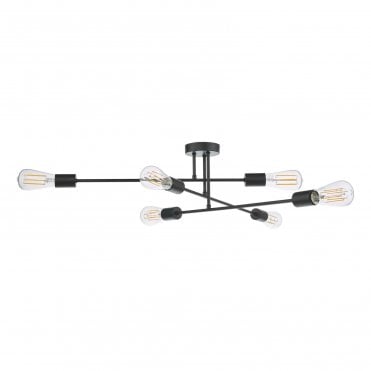 Burneside 6 Light Flush Ceiling Light