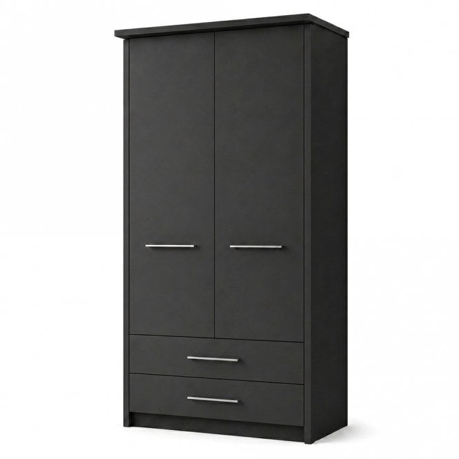 Cairns 100cm 2 Door 2 Drawer Hinged Robe
