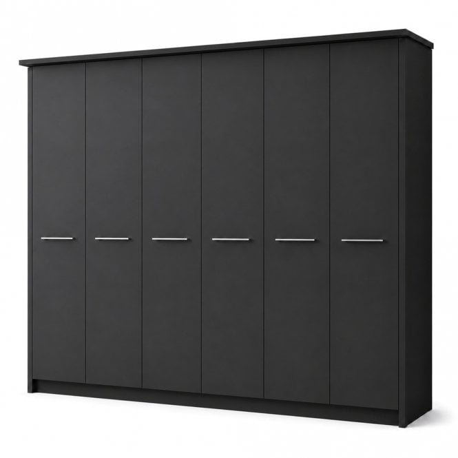 Cairns 300cm 6 Door All Wood Hinged Robe