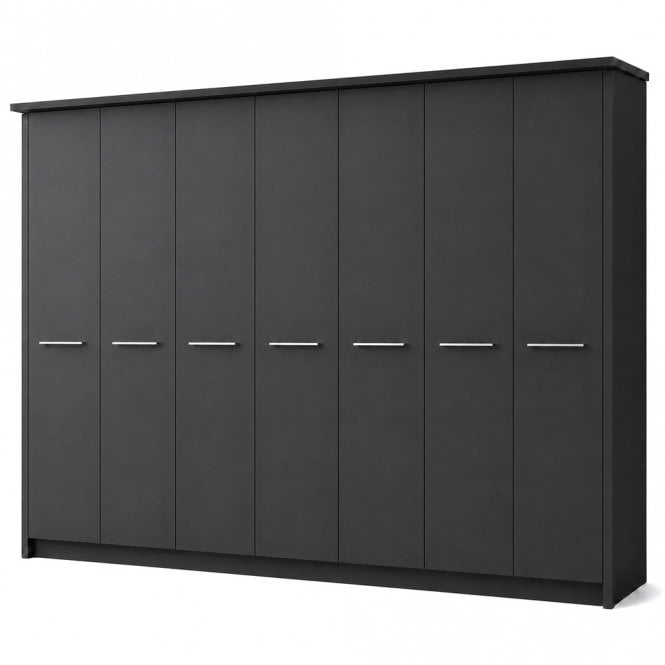 Cairns 350cm 7 Door All Wood Hinged Robe