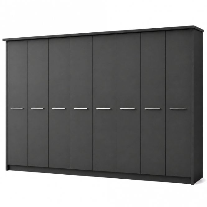 Cairns 400cm 8 Door All Wood Hinged Robe
