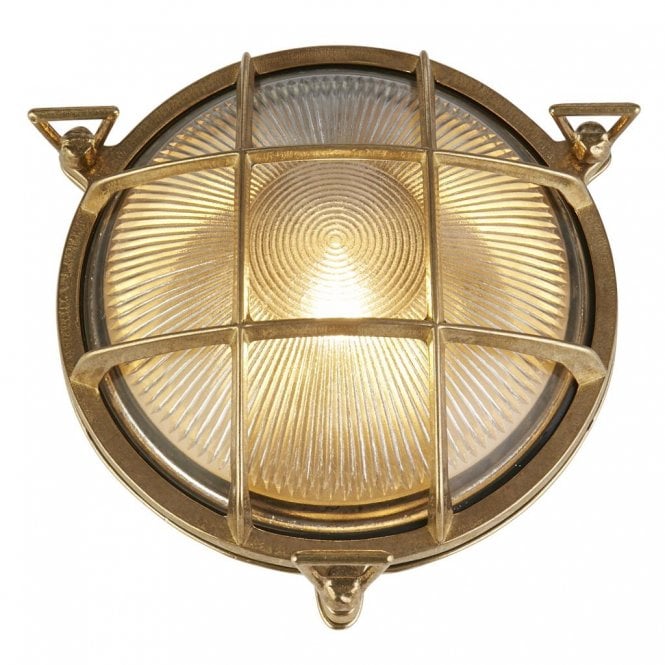 Cheviot Round Outdoor Light Solid Brass