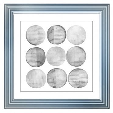 Circles - Chrome calais frame - Liquid art