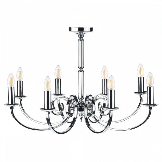 Coniston 8 Light Dual Mount Pendant