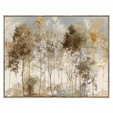 Copper Frost Framed Print