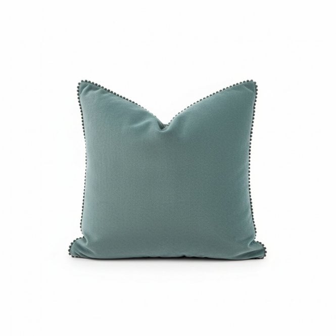 Cosmic Marine Blue Velvet Cushion